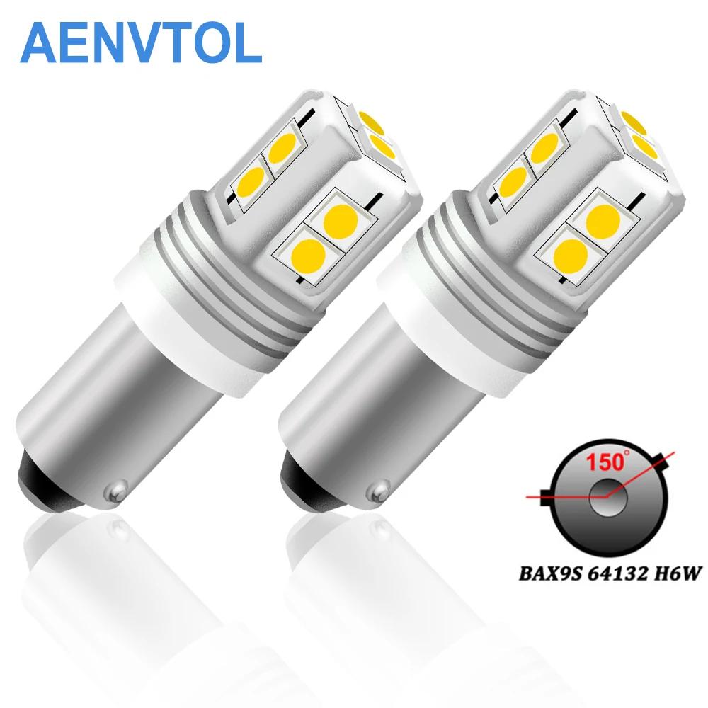 AENVTOL Canbus Bax9s H6W 10SMD LED , ƿ A3 S3 RS3 8V 8V1 8VA 8V7 2012 + LED   ,   , 2 